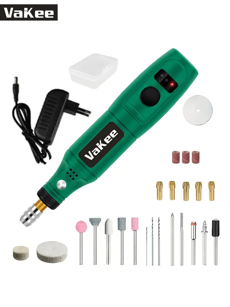 Minitaladro eléctrico de 100V-240V, herramienta rotativa, amoladora de 3 velocidades, pluma de grabado multifunción, herramienta