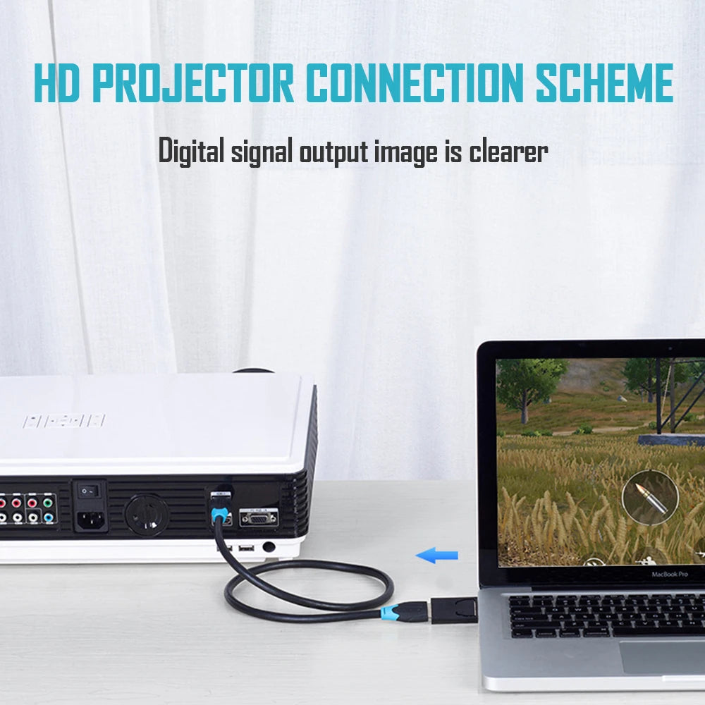 4K DisplayPort to HDMI DP to HDMI Display Converter 4K@60Hz DP to HDTV Male to Female Unidirectional Adapter for Dell, Lenovo、PC