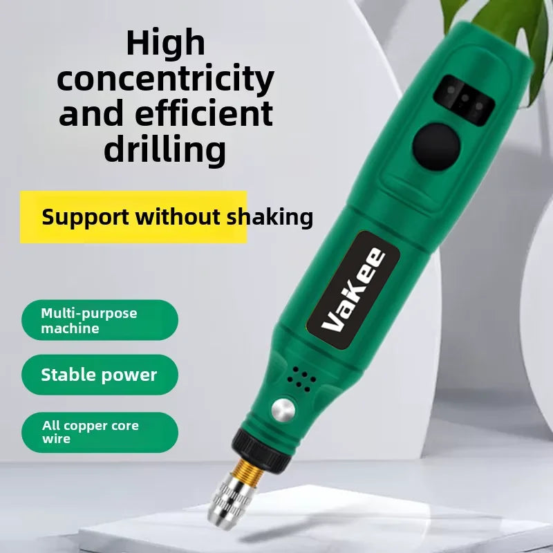 Minitaladro eléctrico de 100V-240V, herramienta rotativa, amoladora de 3 velocidades, pluma de grabado multifunción, herramienta
