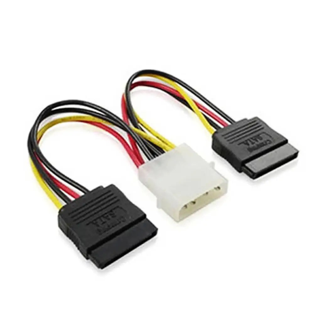 4 Pin IDE Molex to 15 Pin 2 Serial SATA Hard Drive Power Adapter Cables 3.5 inch SATA hard disk Computer 4pin to 15pin IDE Cable