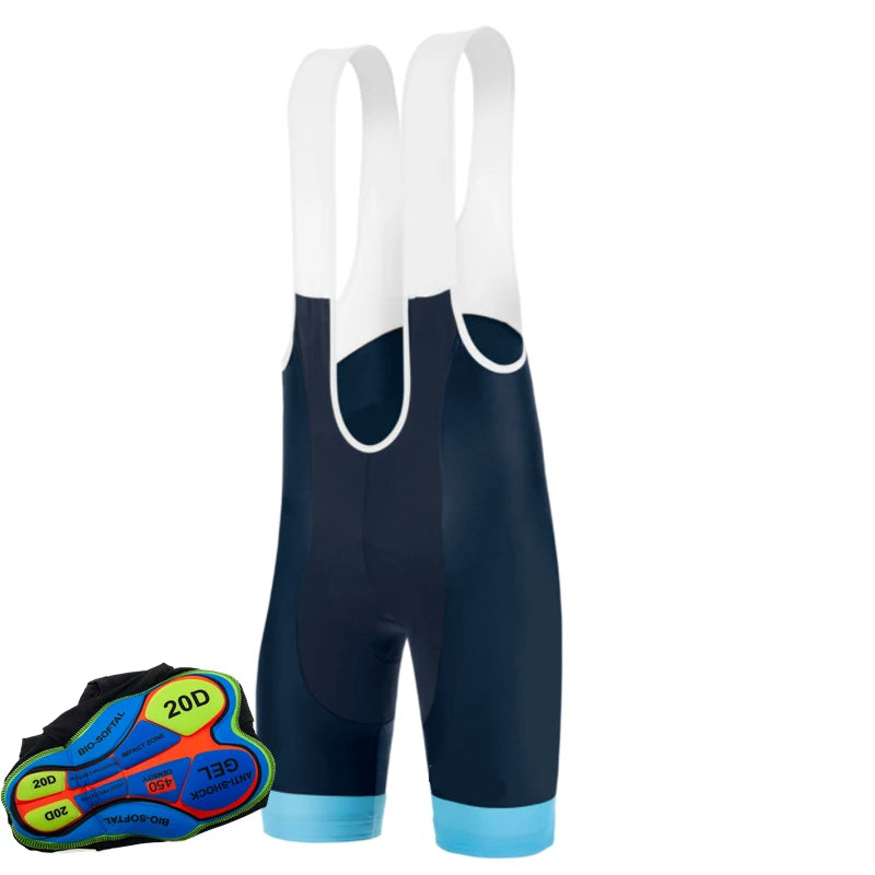 2021 Team Mtb Cycling Clothes Bib Shorts Breathable Motorcycle Riding Silicone Sports Mens Cycling Short Pants