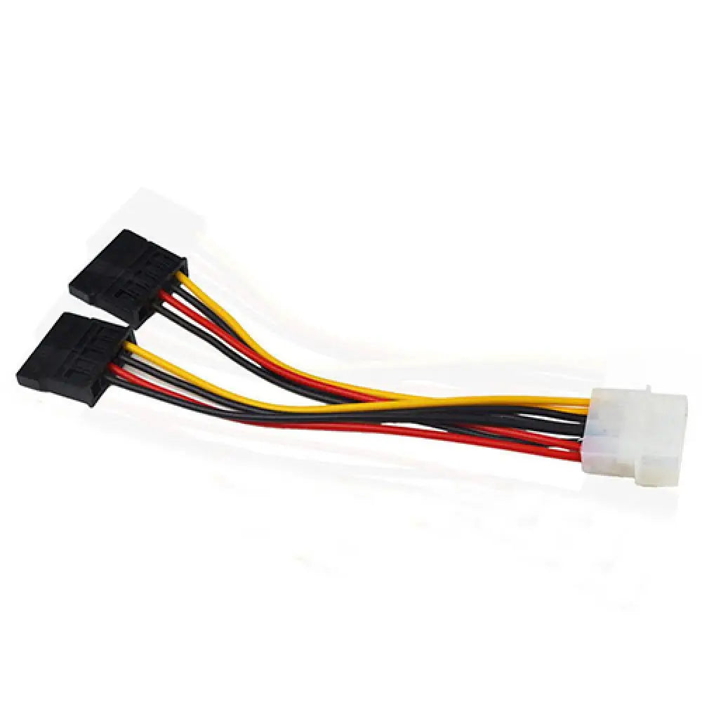 4 Pin IDE Molex to 15 Pin 2 Serial SATA Hard Drive Power Adapter Cables 3.5 inch SATA hard disk Computer 4pin to 15pin IDE Cable