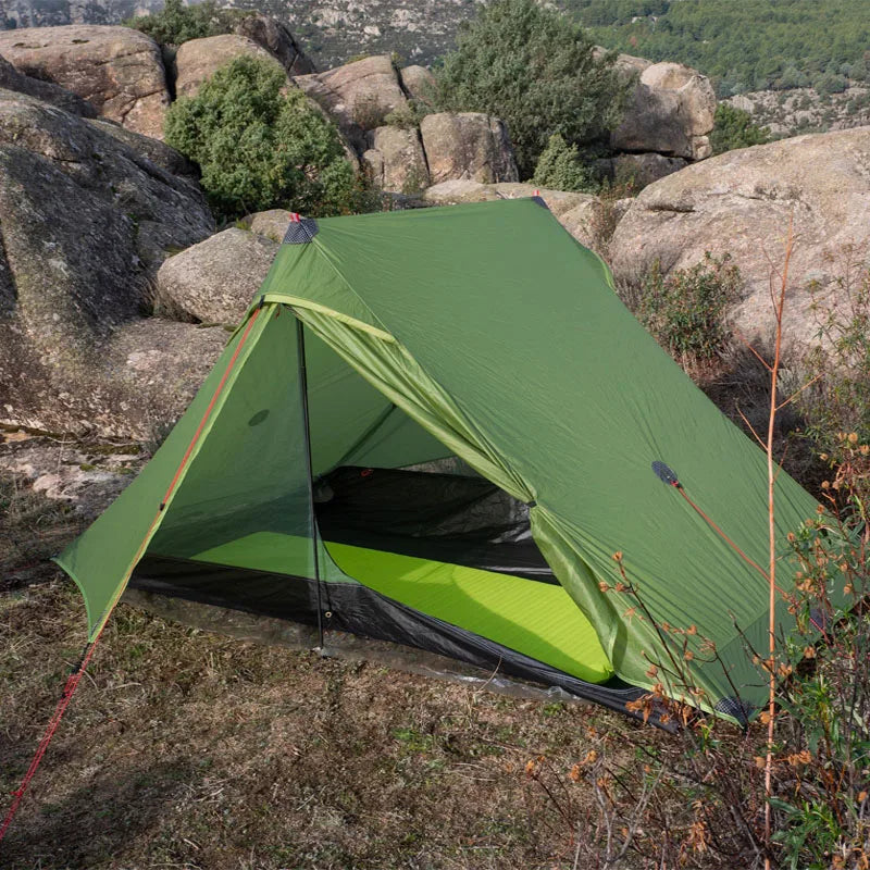 New FLAME'S CREED Lanshan 1/2 Pro 20D Silnylon 3 / 4 Season Backpac Camping Tent