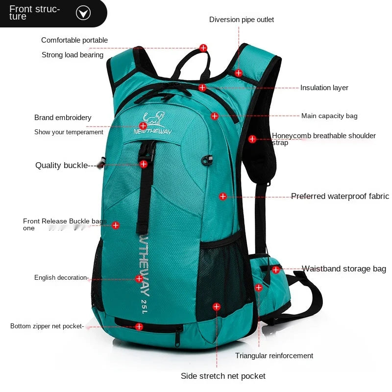 Cycling Ultralight Bag Outdoor Unsex Lightweight Breathable Waterproof Camping Backpack Bicycle Water Bag Rucksack Camp Bags