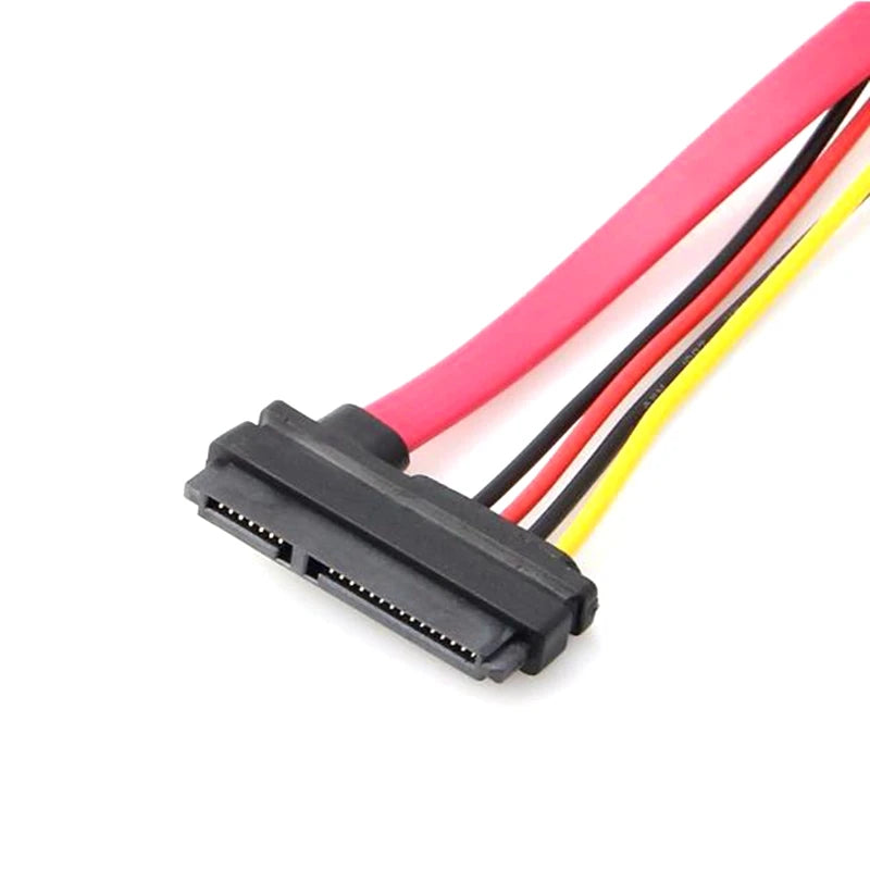 30cm 50cm SATA 22 Pin Male To Female Sata Extension Cable SATA 3 III 6Gb/s 22 Pin Male to Female 7+15 Pin SATA Data HDD Power