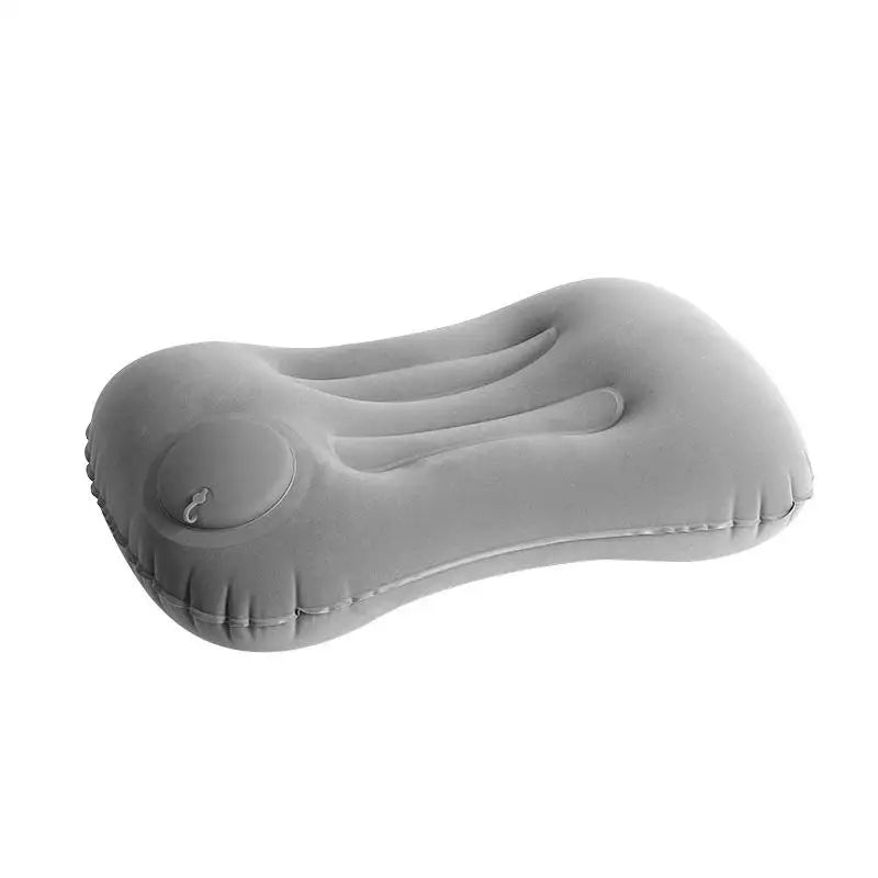 1pc Portable Neck Rest Press to Inflate Compact Air Pillow for Beach Office Home TravelCamping Pillow Inflatable Travel Pillow