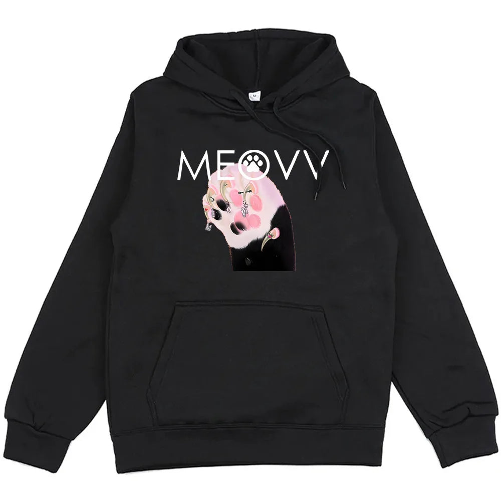 Men/Women Clothes Meovv Meow Kawaii Graphic Hoodies Casual Ropa Hombre Sudaderas Cute Cartoon Printing Pullovers with Hooded