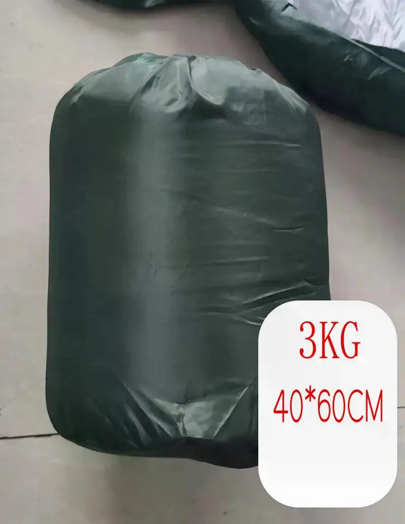3.5KG Thickened and widened oversized sleeping bag -15 ℃ -25 ℃ cold waterproof warm outdoor cotton sleeping bag