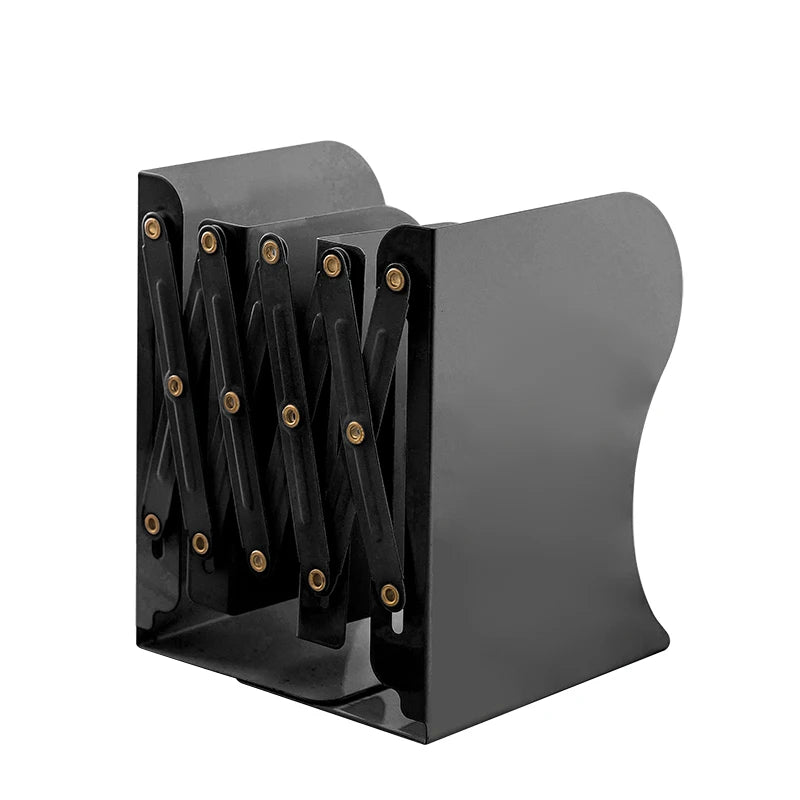 4 Color Telescopic Book Stand,Folding Bookshelf,Metal Book Stand Scalable Metal Bookends Desk Book Organizing, Student Supplies