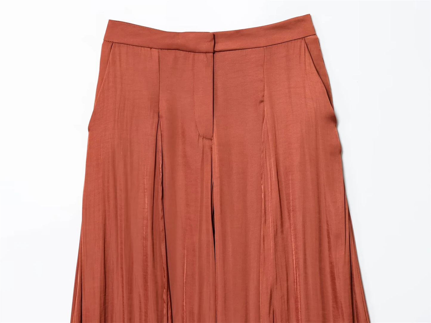 Women's Ruffled Drapey Wide-Leg Pants Comfortable Casual Wear New Arrival Fall 2025 Collection