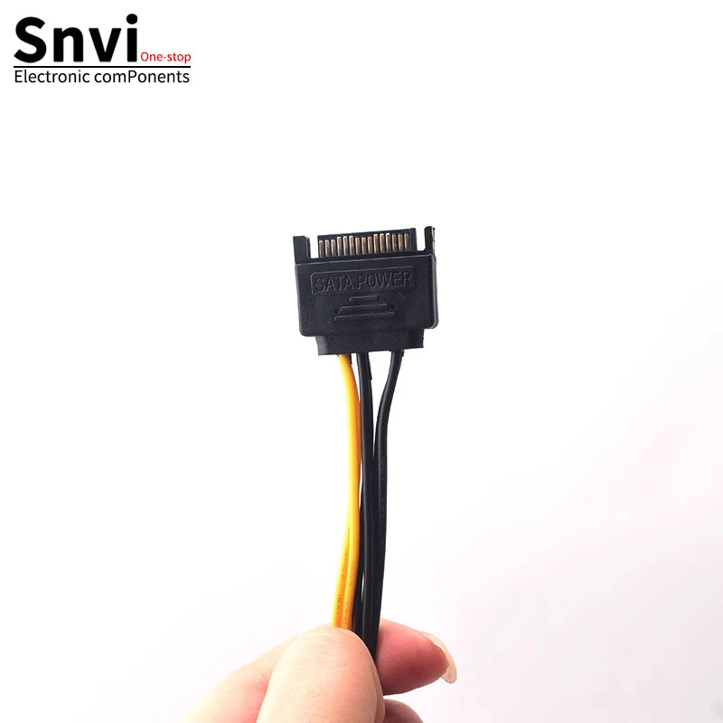 SATA15pin to 6pin/8pin power cable, reverse adapter cable, graphics card power cable
