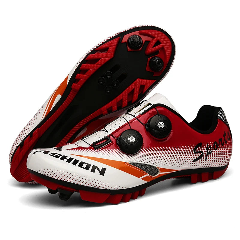 Cycling MTB Shoes with Cleats Men Route Cleat Road Bike Speed Sneaker Racing Women Bicycle Mountain Spd Biking Footwear
