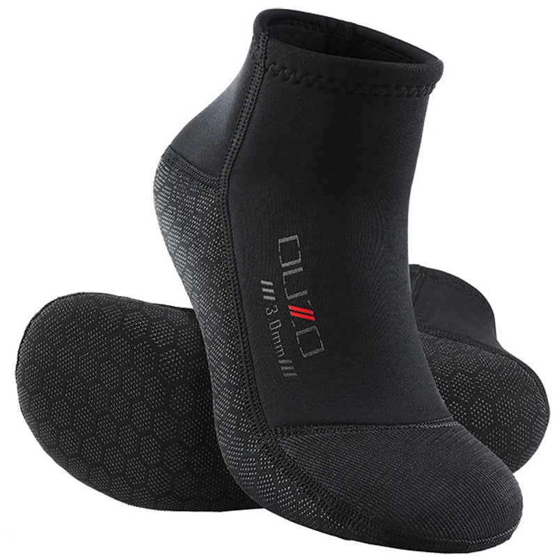 New 3mm Diving Neoprene Socks Anti Slip Warm Cold-proof Wetsuit Surfing Snorkeling Water Sports Diving Socks