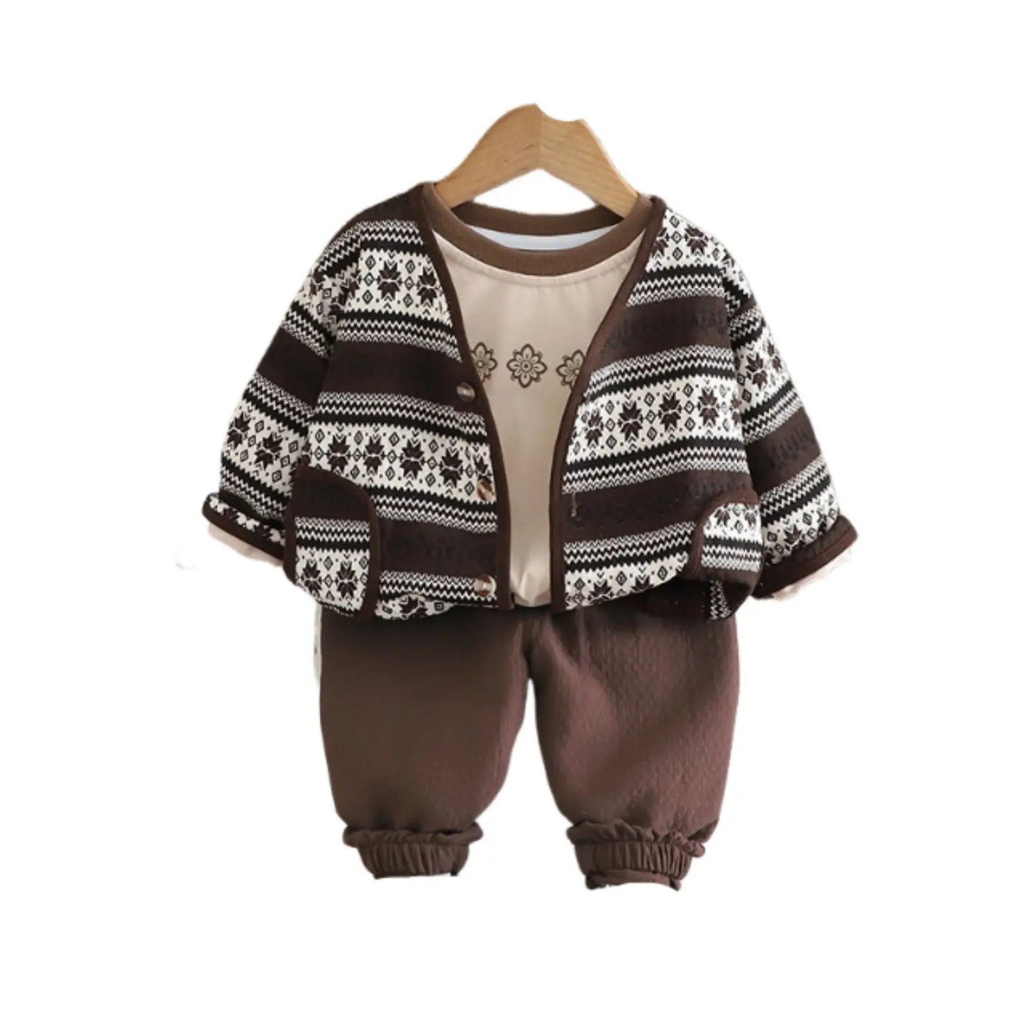 Children'S Clothing Suit Autumn Winter Kids Casual Long Sleeve Set Comfortable Daily Wear Outfits Casual Children Clothes Sets