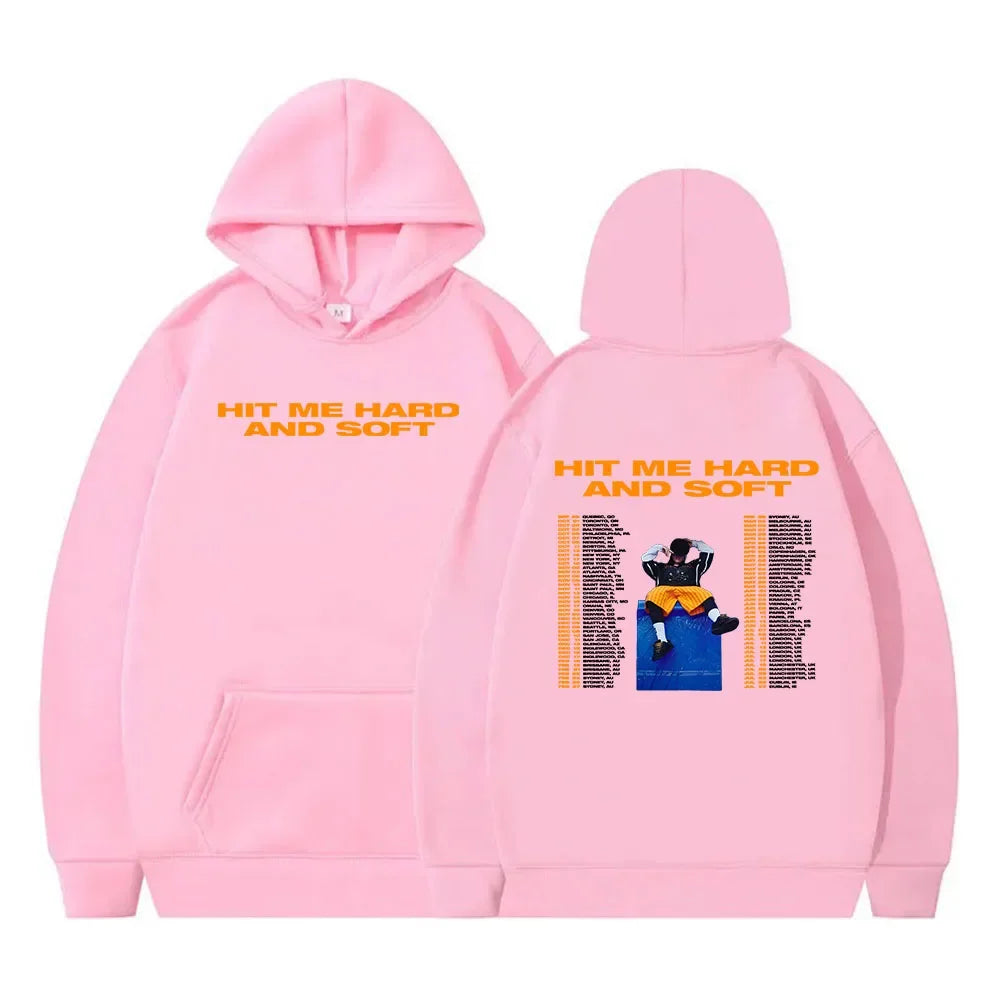Women Sudaderas 2024 Album Hit Me Hard and Soft Hoodie Aesthetic Hip Hop Streetwear Ropa Mujer Winter Fleece Warm Hooded Clothes