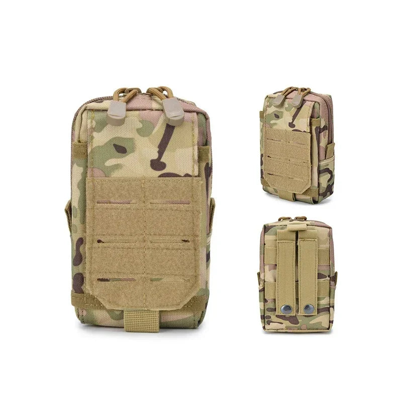 Tactical Moller Bag Outdoor Mobile Phone Waist Bag EDC Tool Hunting Accessories Bag Vest Pack Cell Phone Working Tools Holder