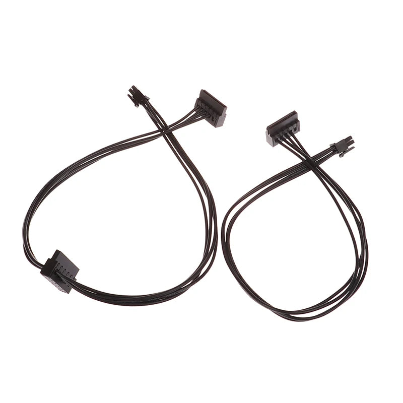 35/45/65cm Mini 4 Pin to One/Two/Three SATA Power Supply Cable For Main Board Interface SATA SSD HDD Cable Power Supply Cable