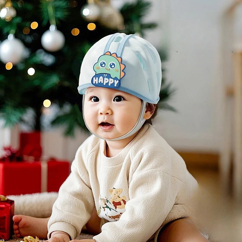 Baby Anti Fall Hat Infant Learn To Walk Head Protection Safety Hat Thickened Anti-collision Breathable Child Safety Protection