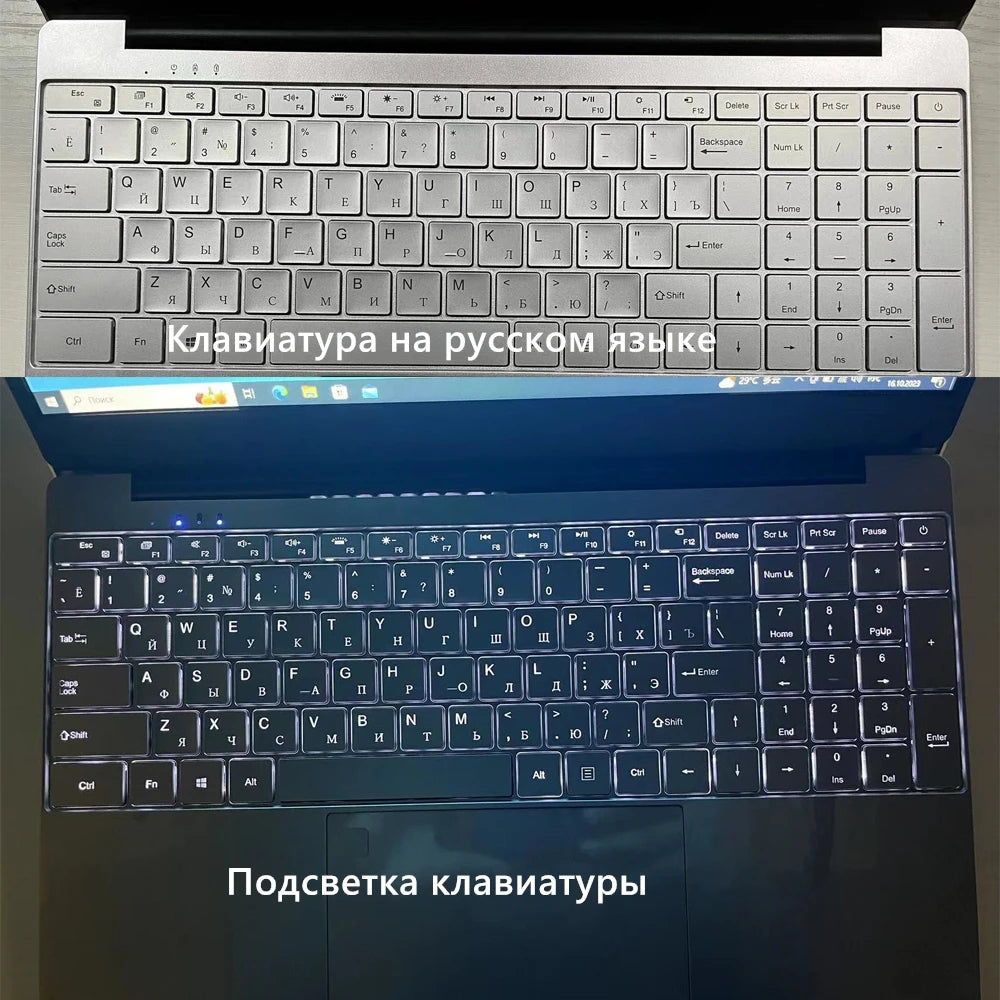 CARBAYTA Windows 10 11 Pro Ram 16GB Rom 128GB 256GB 512GB 1TB SSD Ultrabook Computer 5G Wifi Bluetooth Cheap Office Game Laptop