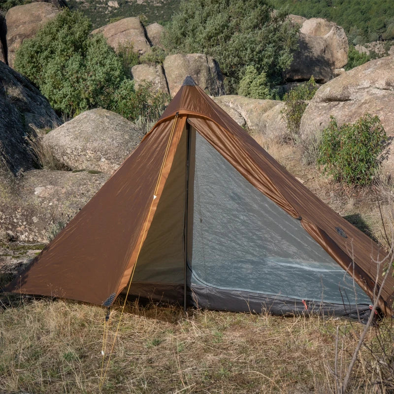 New FLAME'S CREED Lanshan 1/2 Pro 20D Silnylon 3 / 4 Season Backpac Camping Tent