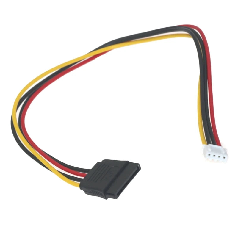 SATA15P to small 4P ITX power cord Computer Power Supply Wire Converter Cable for ITX PCs 20cm/7.87in Long
