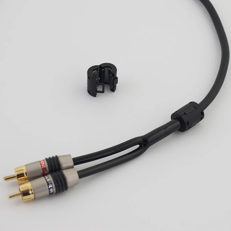 3.5mm Jack To 2RCA OFC Audio Cable Aux To Rca Male HIFI Stereo for Amplifier, Mobile Phone, Computer, Desktop Audio Car Jack