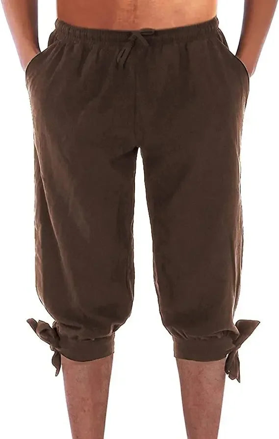 Pirate Pants Breeches for Men Medieval Renaissance Viking Cosplay Horseman Peasant Castaways Costume Bloomers Trousers