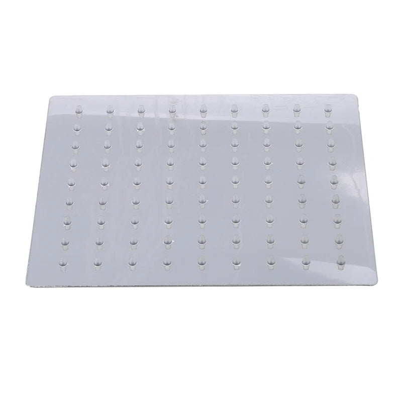 Rainfall Shower Head 10/8/6 Inch Stainless Steel Ultra-thin Waterfall Shower Heads Rainfall Shower Head Rain Square Round