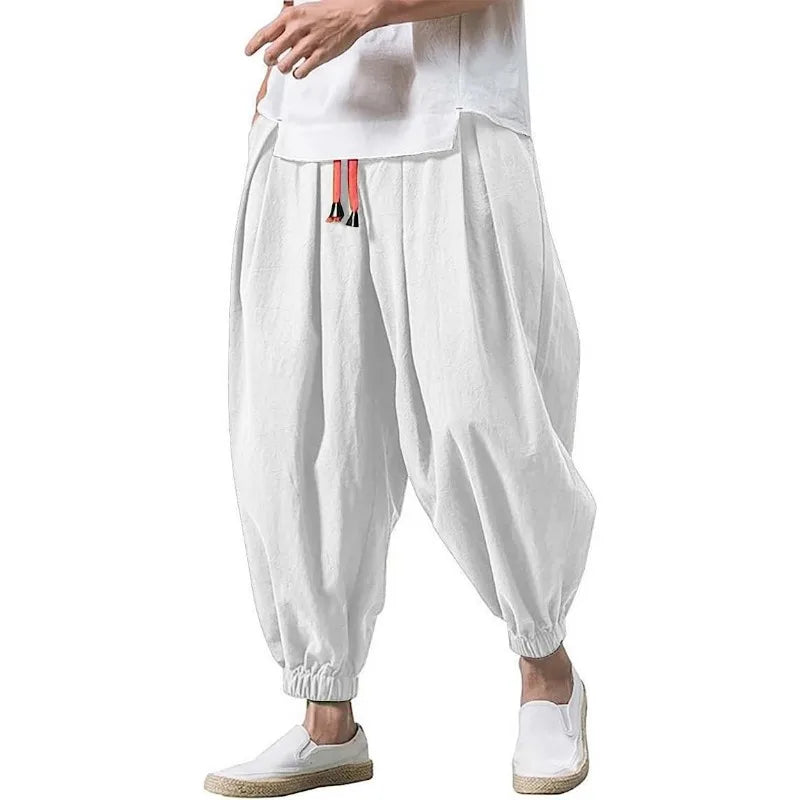 Men Harem Pants Male Casual Fashion Baggy Trousers Joggers Elasticated Trousers Sportswear Lantern Pants Pantalones Streetwear