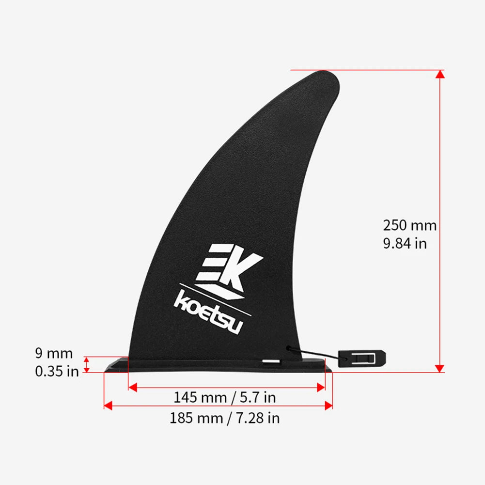 Surfboard Fin Quick Release Paddle Board Fin Detachable Surfboard Tail Fin Protective Stand Up Board Fin for Paddle Board