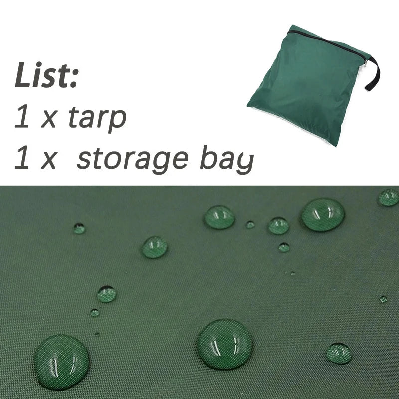 5x3m 4x3m 3x3m Awning Waterproof Tarp Tent Shade Ultralight Garden Canopy Sunshade Outdoor Camping Tourist Beach Sun Shelter