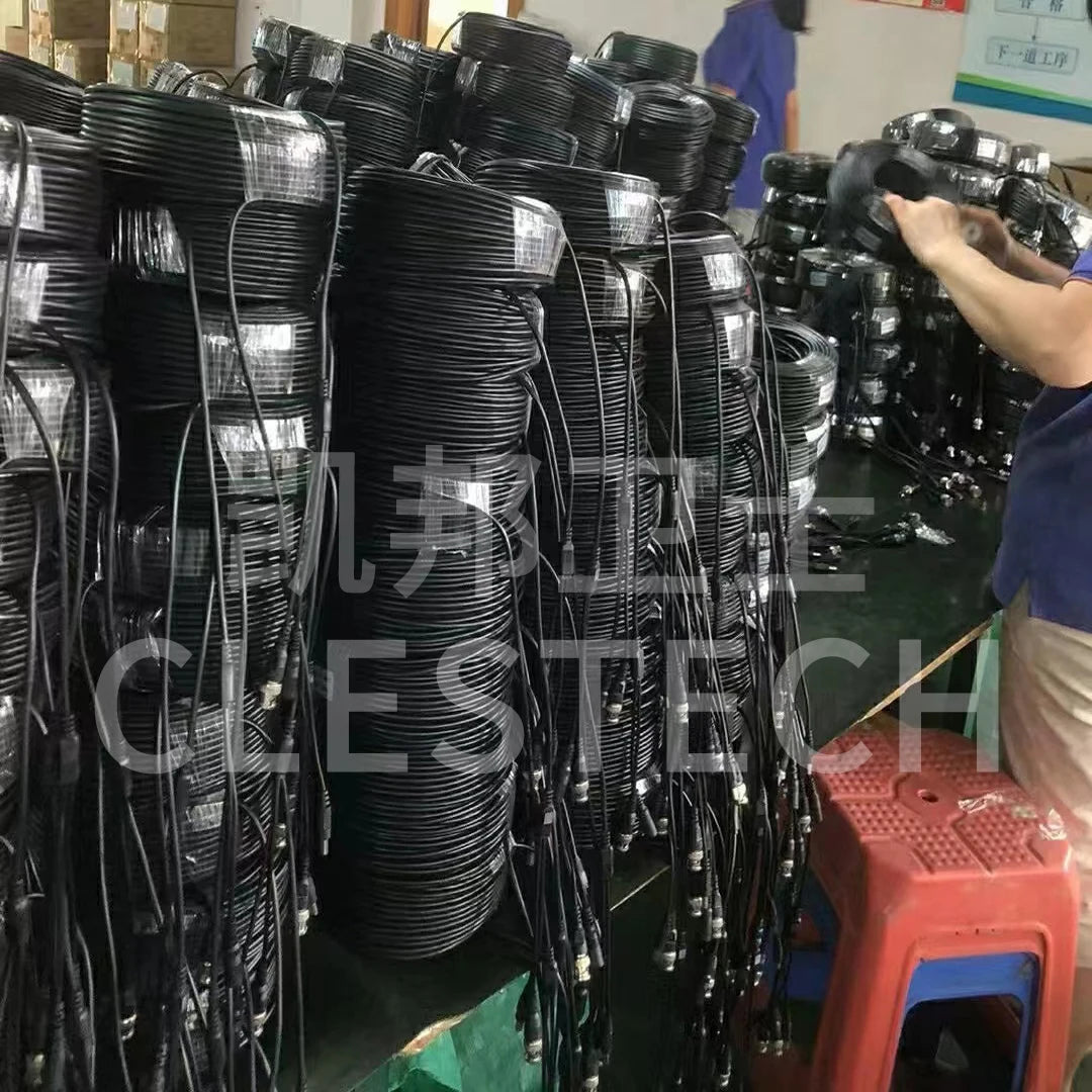 ALL Copper AHD CCTV CABLE 5m 10m 15m 20m 30m 50m Video+power AHD Copper CCTV Camera extend Wires Extension extension with BNC+DC