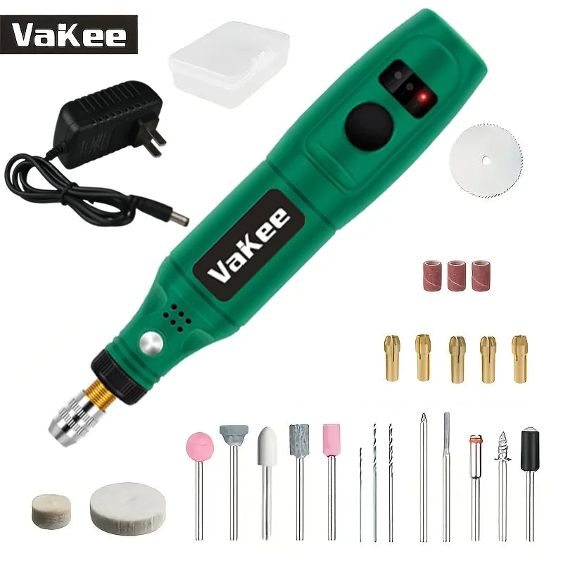 Minitaladro eléctrico de 100V-240V, herramienta rotativa, amoladora de 3 velocidades, pluma de grabado multifunción, herramienta