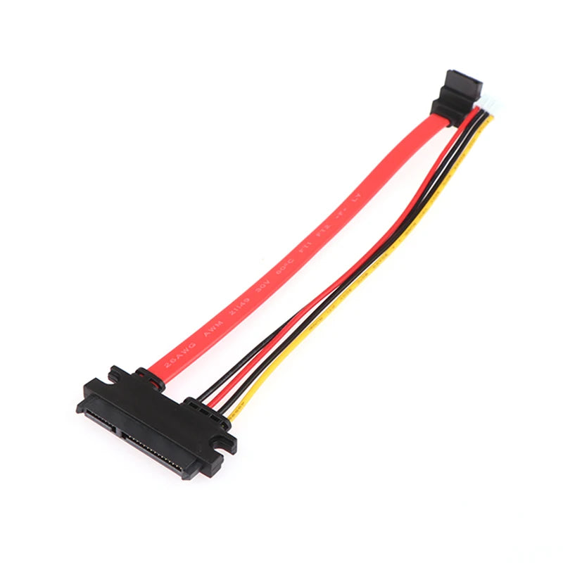 Sata7+15P Line Small 4P Power Line Sata Line 2-in-1 7Pin SATA DATA + 2.0mm 4Pin Power Combo 7+15 Pin 22P SATA Conjoint CD/DVD