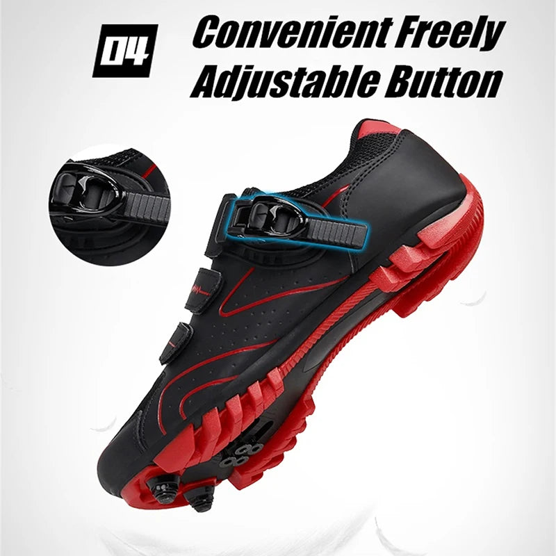 Cycling Shoes Men Mountain Bike Sneakers Women Bicycle Non Slip Outdoor Sports Bicycle Shoes Self-locking Hiking Shoes