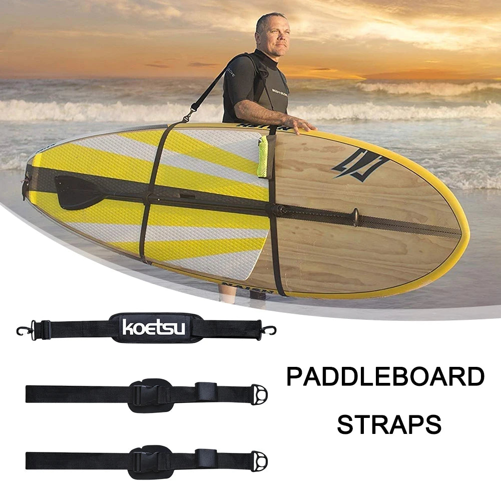 Adjustable Surfboard Shoulder Strap Carry Sling Stand Up Paddleboard Sup Board Surf Fins Paddle Wakeboard Surfing Kayak Parts