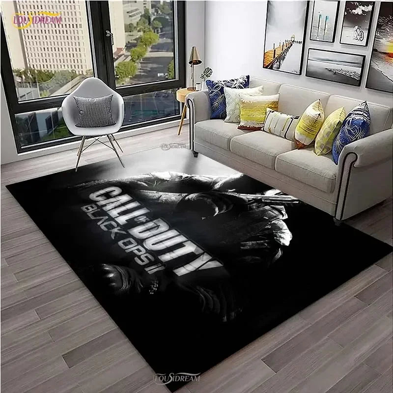 Call of Duty Game Carpet Living Room bedroom Sofa Coffee decorat yoga area rugs kitchen Door Un-Slip Mats Alfombra birthday gift