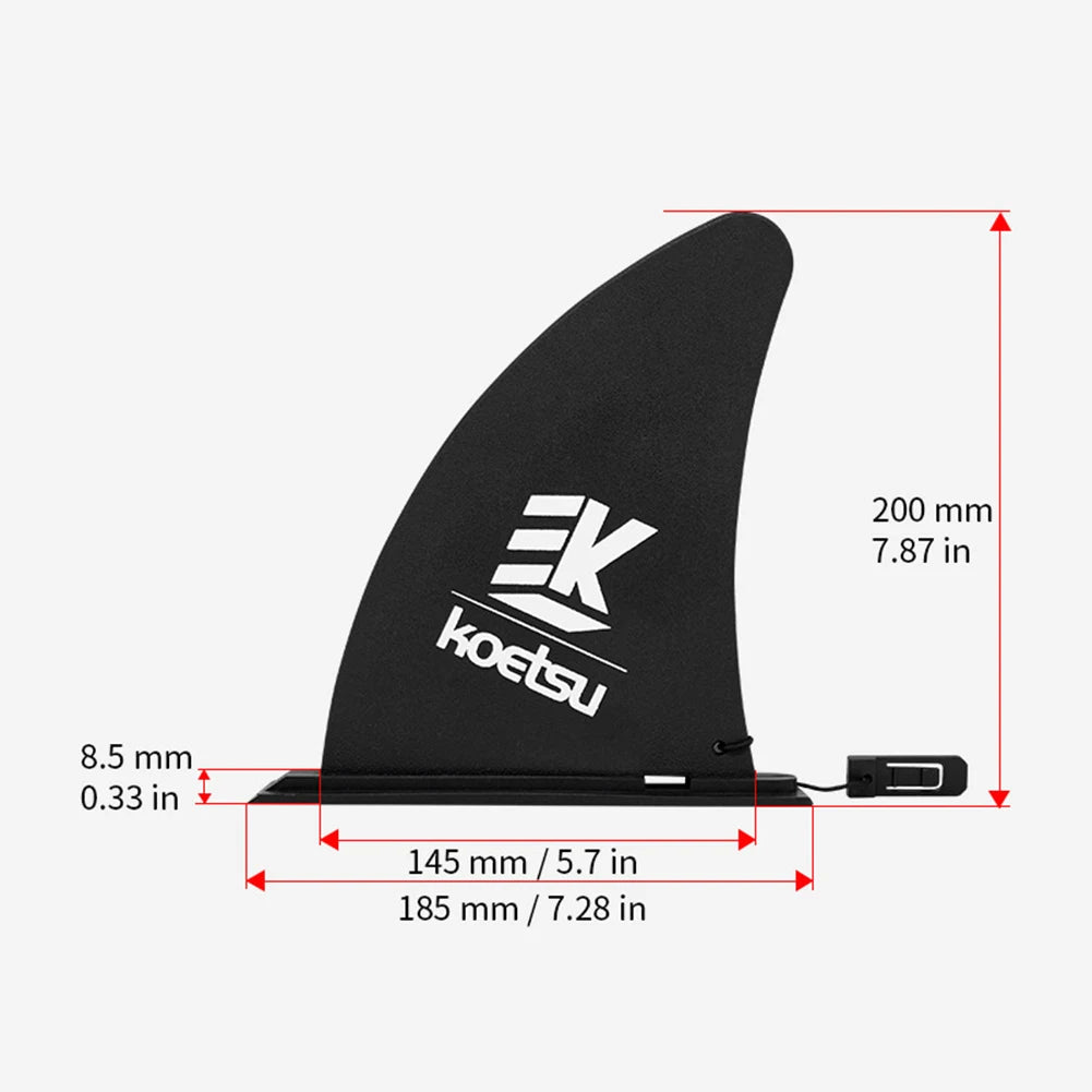Surfboard Fin Quick Release Paddle Board Fin Detachable Surfboard Tail Fin Protective Stand Up Board Fin for Paddle Board