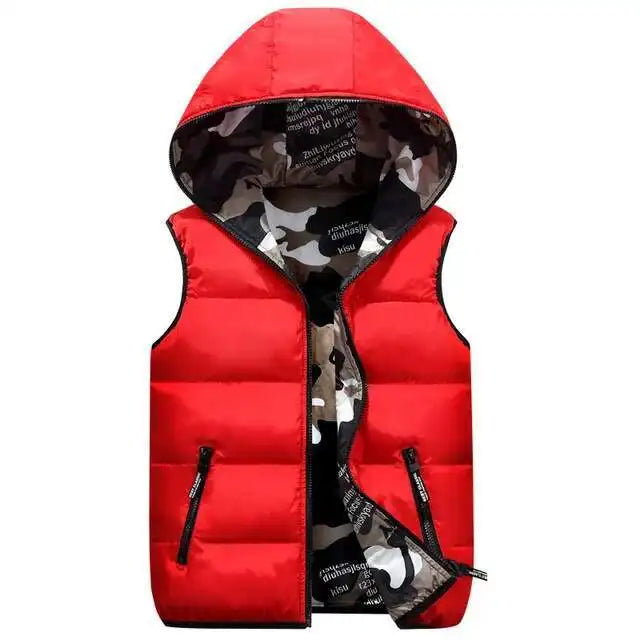 NEW Parent Child clothes Outfits Camouflage Child Waistcoat Cotton Girls Boys Vest Kids Jacket Children Outerwear For 100-185cm
