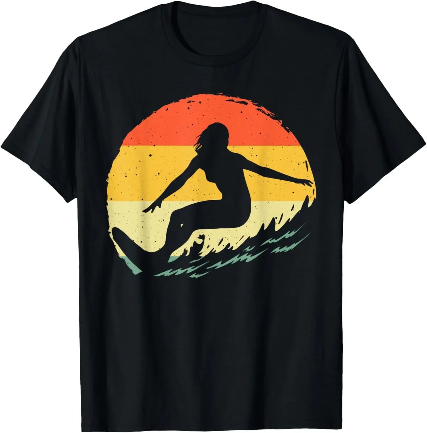 Surfing Apparel - Surfer Surf T-Shirt Men Clothing Tops Streetwear Graphic T Shirts Camisetas Vintage T Shirt Ropa Hombre
