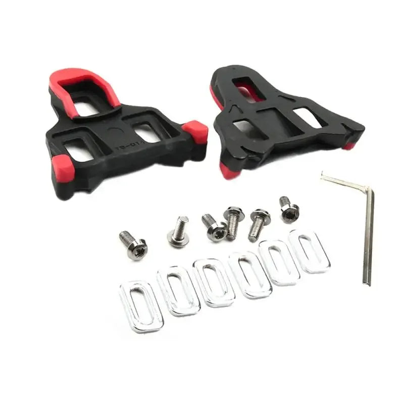 Self-locking Road Bike Pedal Cleat Mountain Bicycle Shoes Cleats Plate Clip for SPD SL System with Locking Plate MTB Accessories