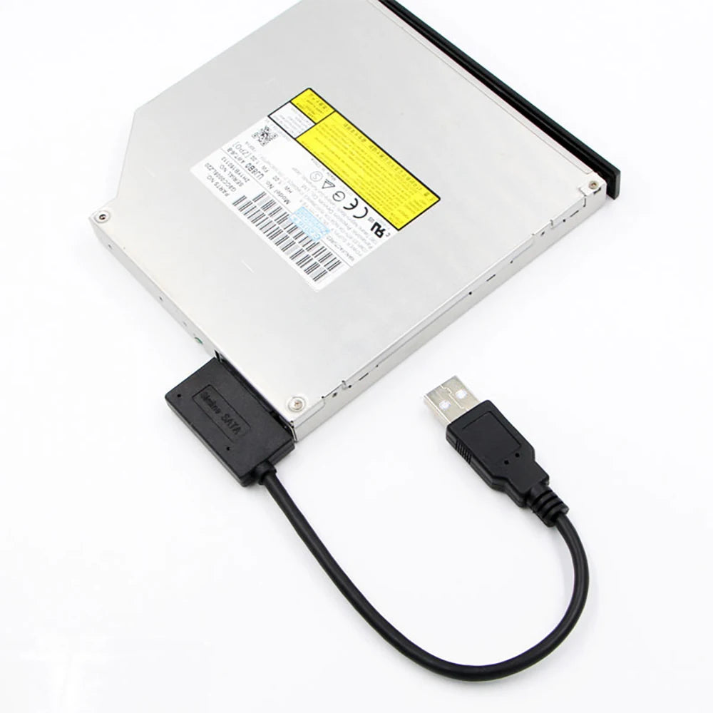 Sata to USB 3.0 7+6PIN 13Pin Adapter Converter Cable Quick Data Transfe For Laptop Optical Drive CD/DVD ROM Slimline Drive