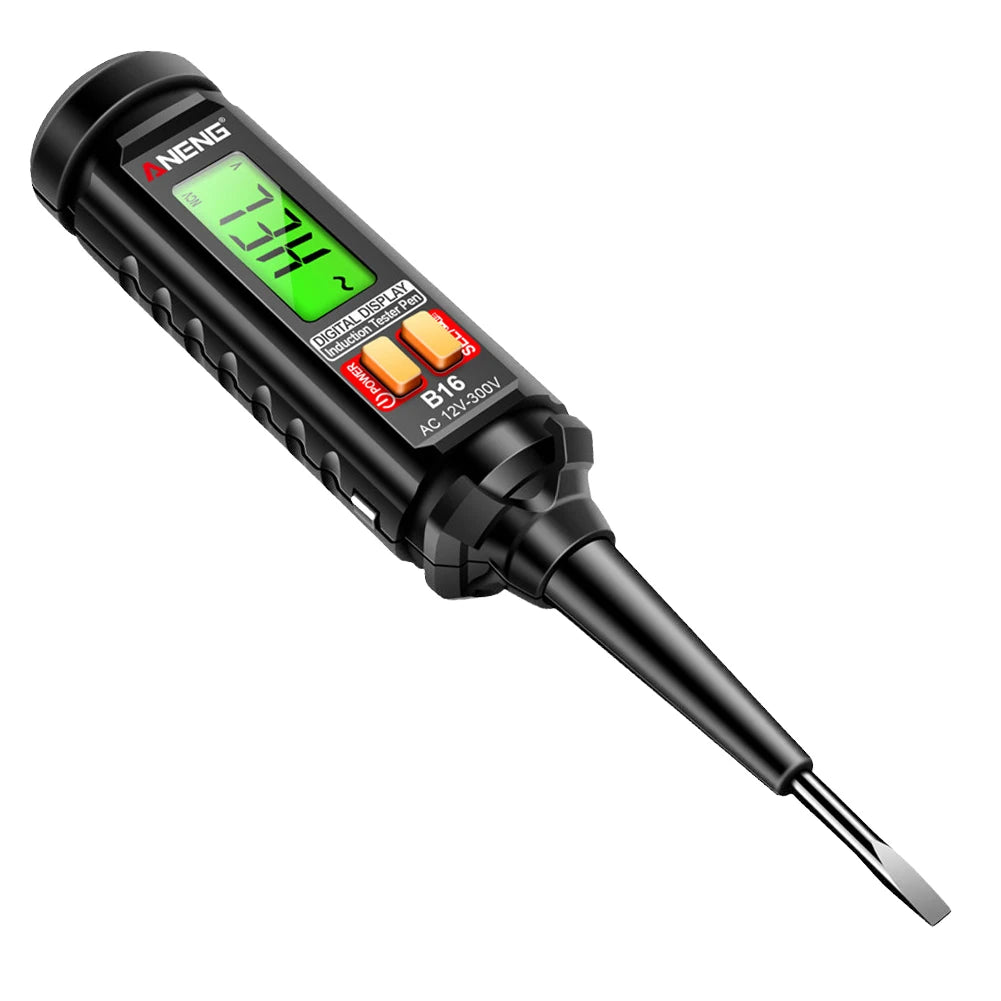 AC 12V-300V Non-Contact Voltage Detector LCD Digital Display NCV Voltage Tester Pen Wire Breakpoint Finder Live Wire Test Meter