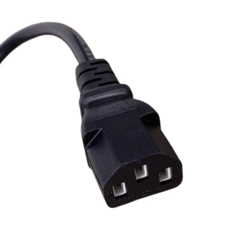 CEE7/7 to IEC C13 Power Cords, 10A, 250V, H05VV-F 0.75mm Cable ,Short to C13 Power cord,30cm/50CM