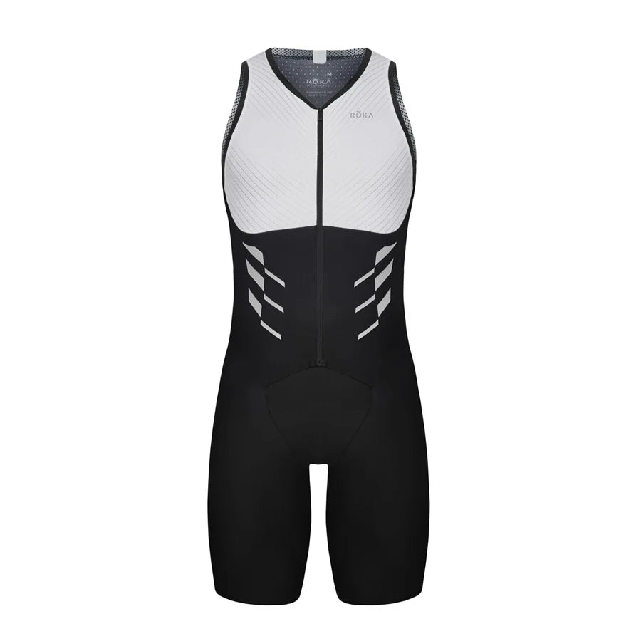 ROKA Triathlon Suit Men Short Sleeve Cycling Jersey Jumpsuit Triathlon Speedsuit Trisuit Ciclismo Hombre Ropa Running Clothing