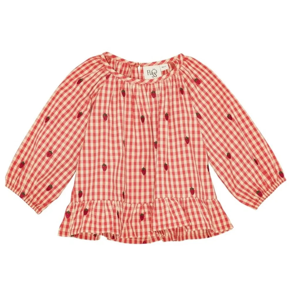 2025 New Kids Girls Clothes AW New Toddler FL Cute Bow Strawberry Printed Dresses Denim Vest Dress Jeans Children Clothing