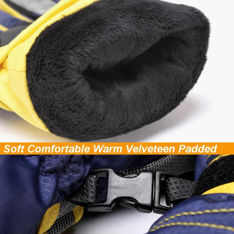 NANDN Winter Warm Mountain Snowboard Ski Gloves men women Cold Snow Skiing Mittens Waterproof Snowmobile Handschoemen Air+ 5002