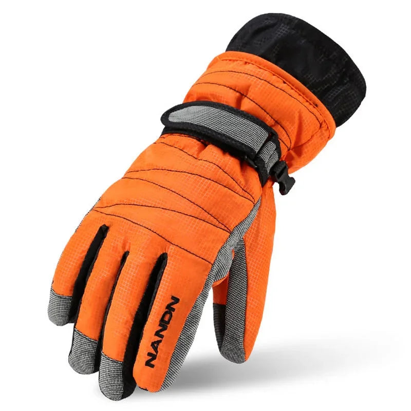 NANDN Winter Warm Mountain Snowboard Ski Gloves men women Cold Snow Skiing Mittens Waterproof Snowmobile Handschoemen Air+ 5002