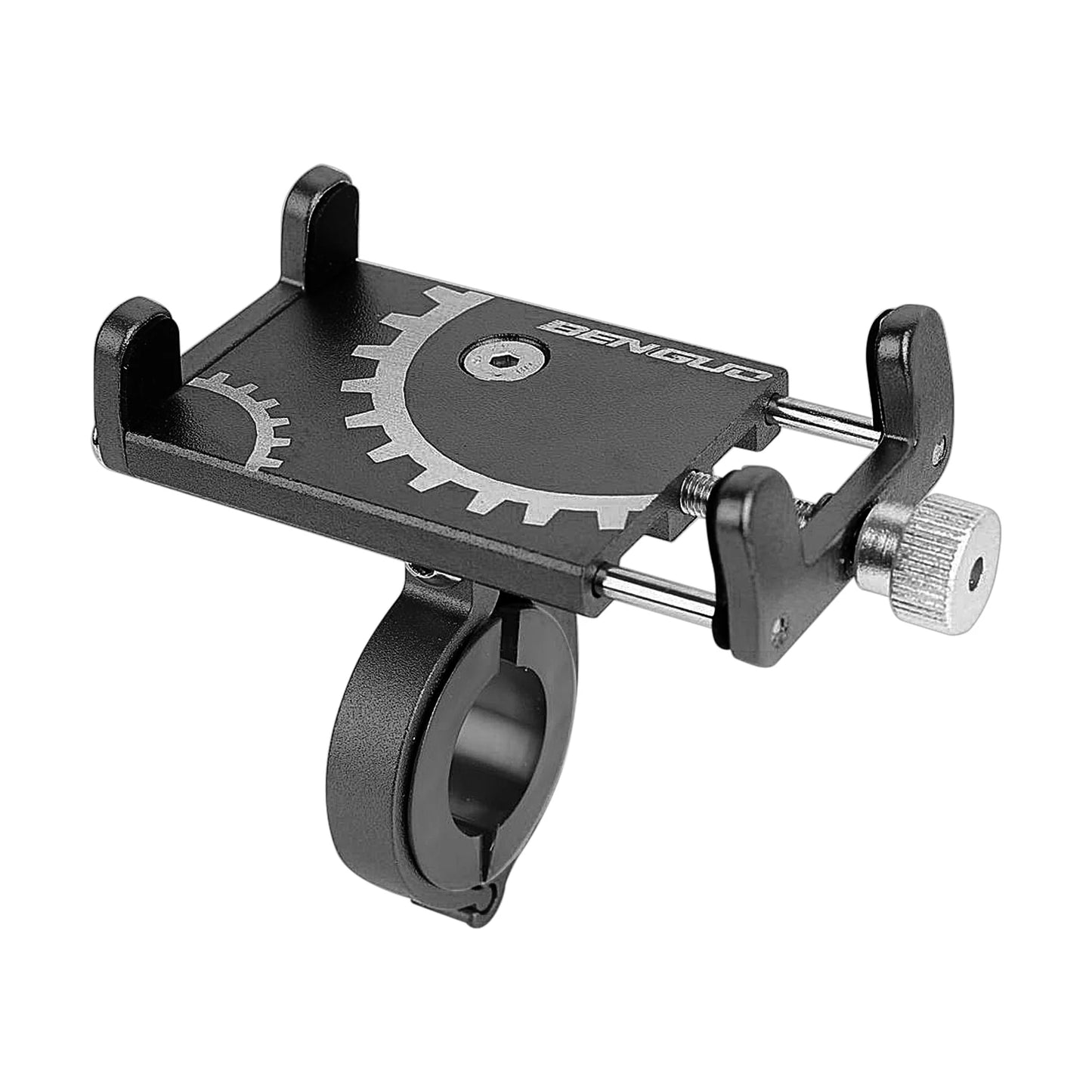 Universal Aluminum Alloy Mobile Phone Holder Adjustable Cell Phone Holder Aluminum Phone Clip Bike Bicycle Scooter Accessories