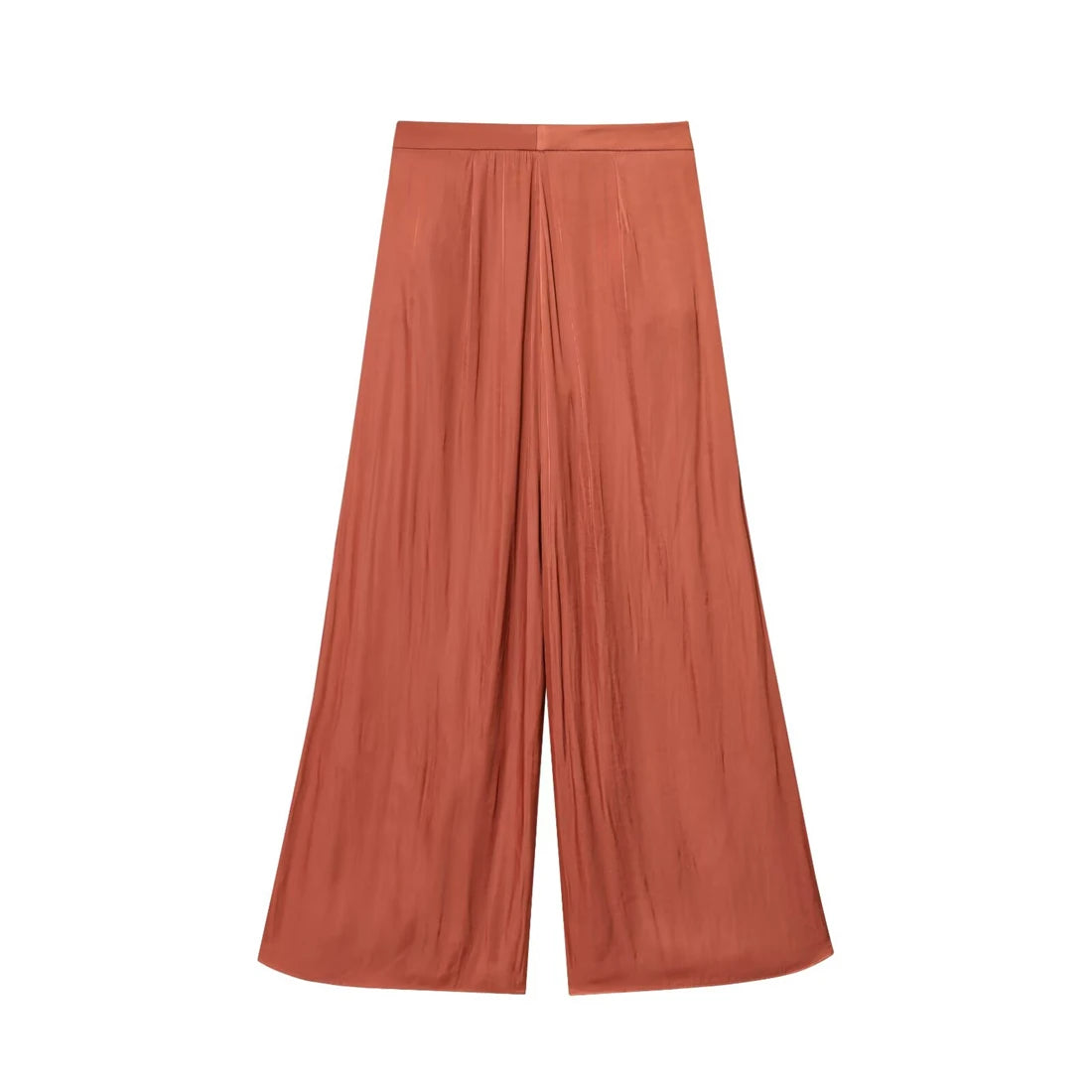Women's Ruffled Drapey Wide-Leg Pants Comfortable Casual Wear New Arrival Fall 2025 Collection